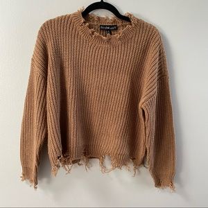 BROWN SWEATER